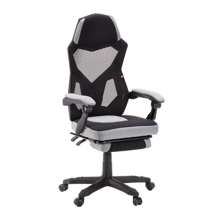 The Decorators: Scaun birou pivotant de gaming VOX Arrow, negru/gri