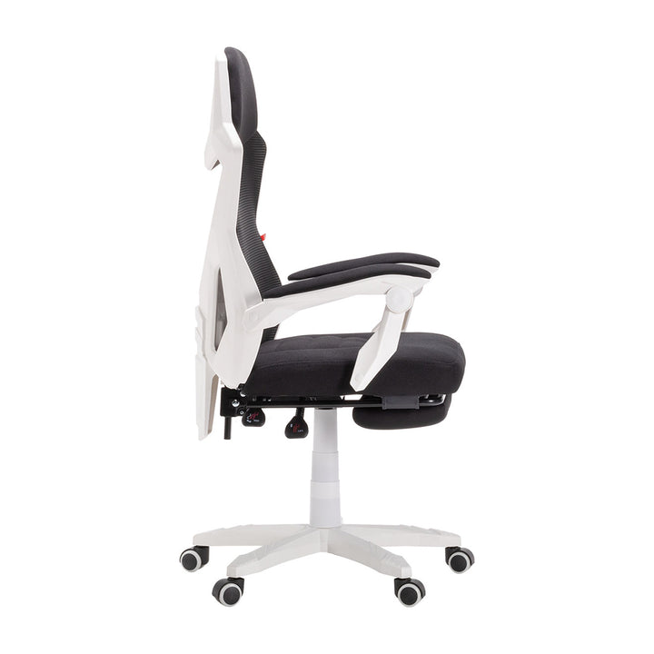 The Decorators: Scaun birou pivotant de gaming VOX Arrow, alb/negru
