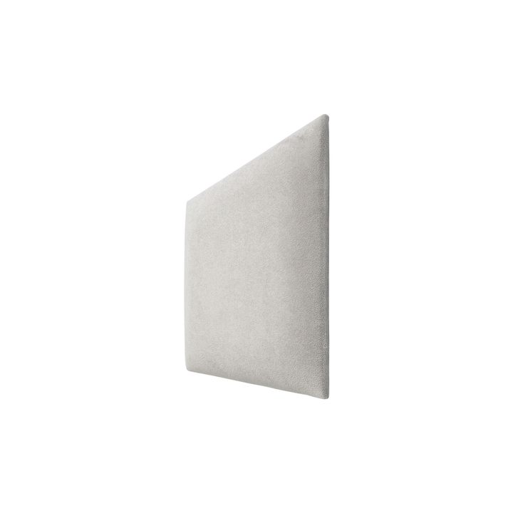 The Decorators: Panou tapitat Geo Villo Soform Catifea gri 30/35 cm