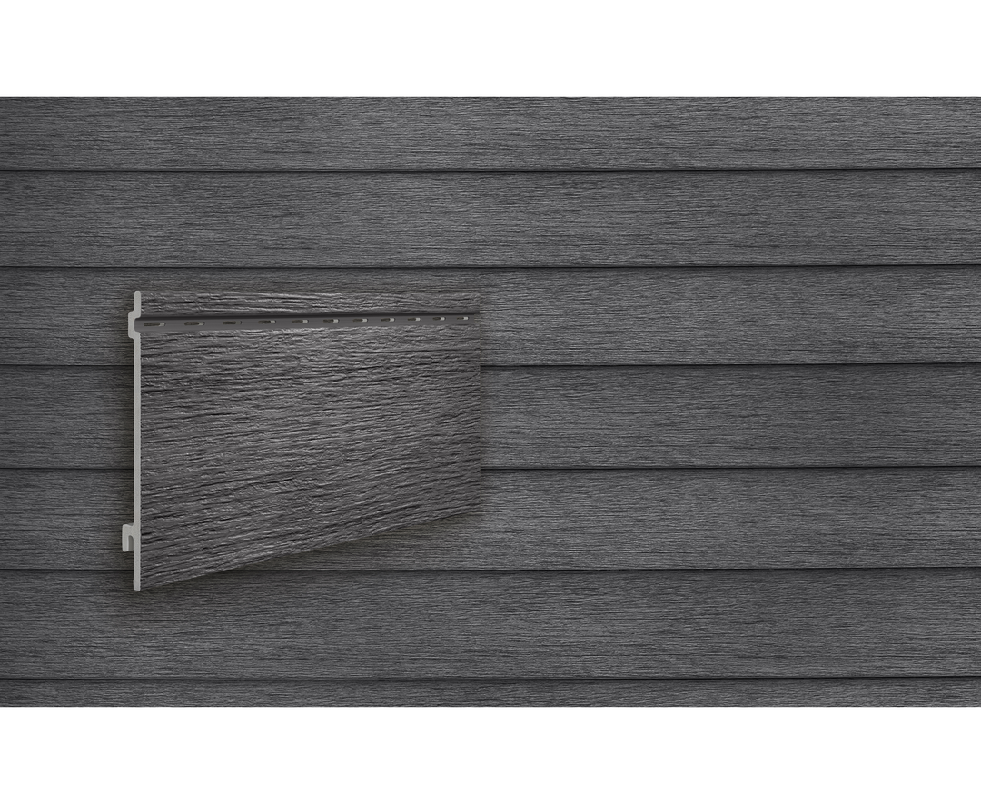 The Decorators: Placare pentru exterior Kerrafront VOX Wood Design Grafit FS 201 (1cutie/2.16 mp sau 1.062 mp CONNEX)