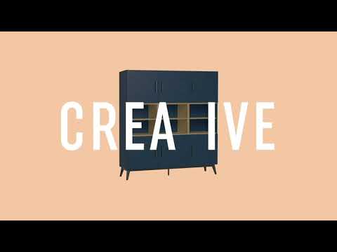 Birou alb-stejar VOX Creative- 136x67x78 cm