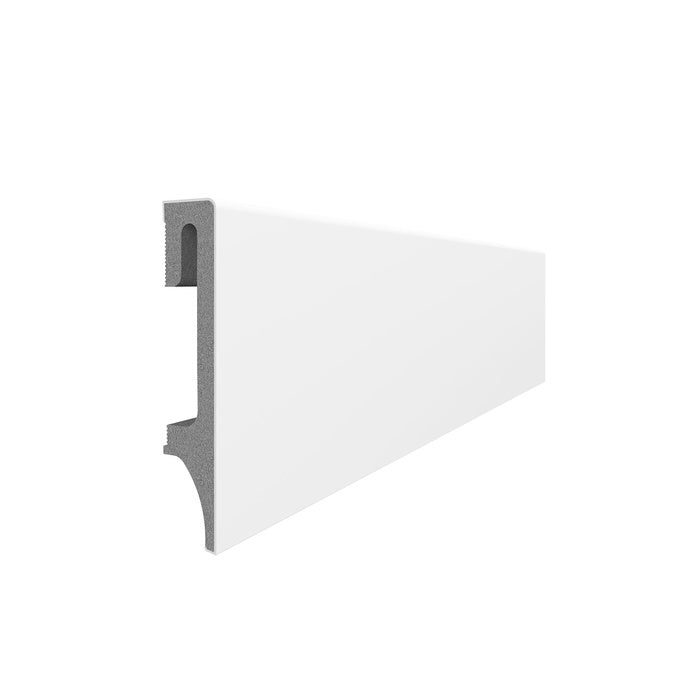 The Decorators: Plinta alba -Espumo 80 Alb- ESP201, 1 buc