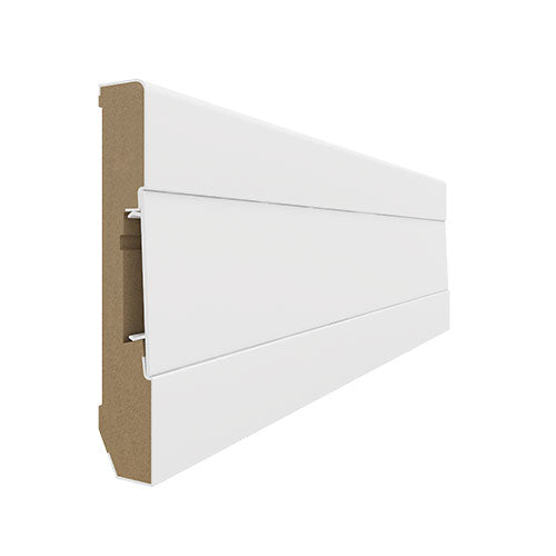 The Decorators: Plinta MDF Estilo 100 Alb 2.4 E401, 1 buc