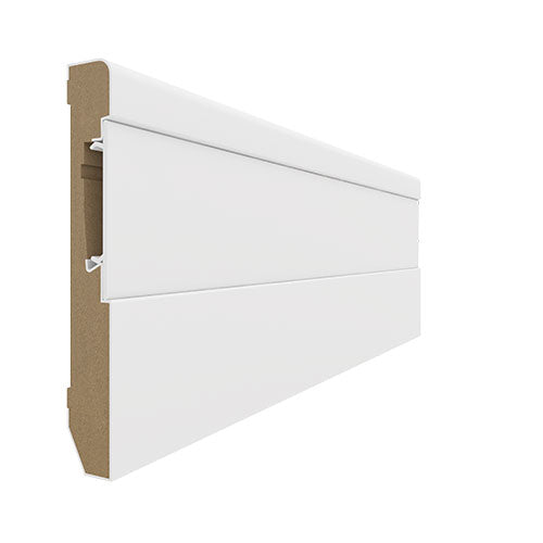 The Decorators: Plinta MDF Estilo 110 Alb 2.4 E701, 1 buc