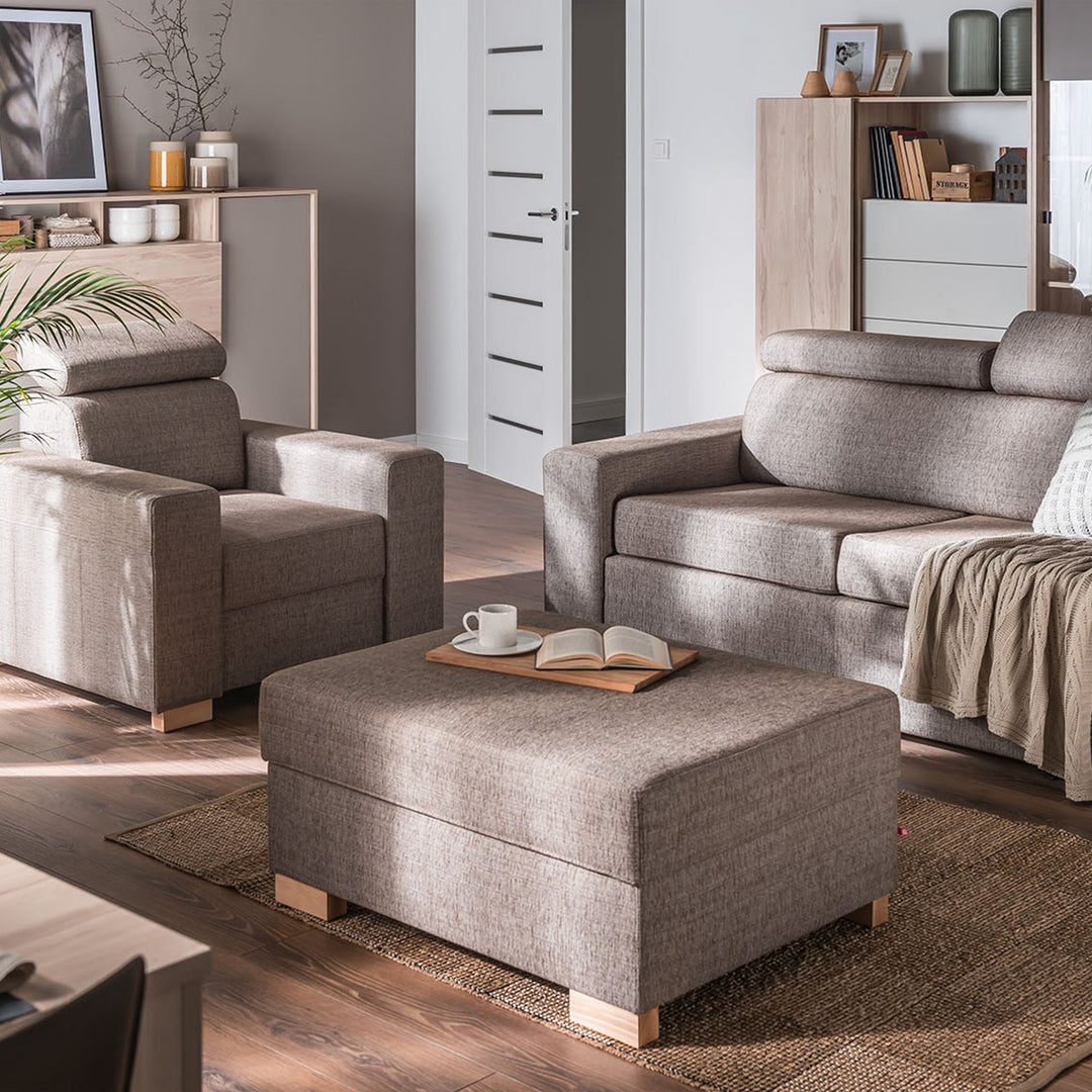 The Decorators: Taburet mare cu depozitare VOX Milton