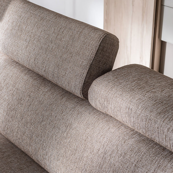 The Decorators: Canapea extensibila cu sezlong pe partea dreapta VOX Milton