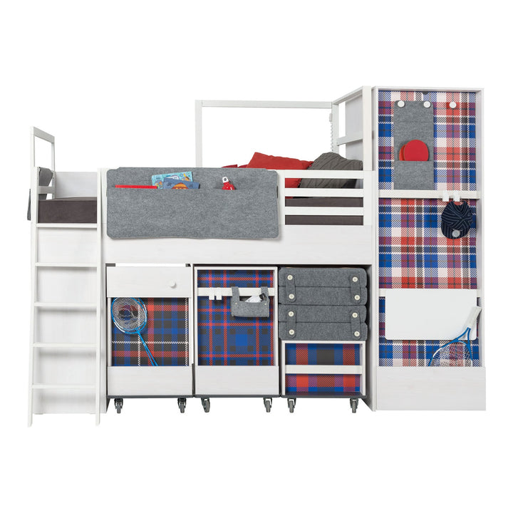 The Decorators: Panou Krata pentru unitate de depozitare pat multi VOX Nest, pal melaminat, multicolor, 76*46 cm