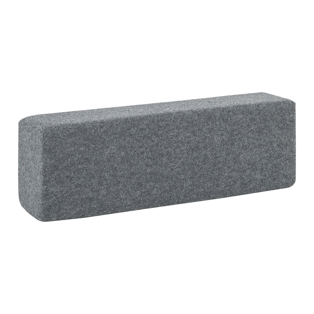 Perna tablie pat VOX Nest, fetru , gri, 90*20 cm