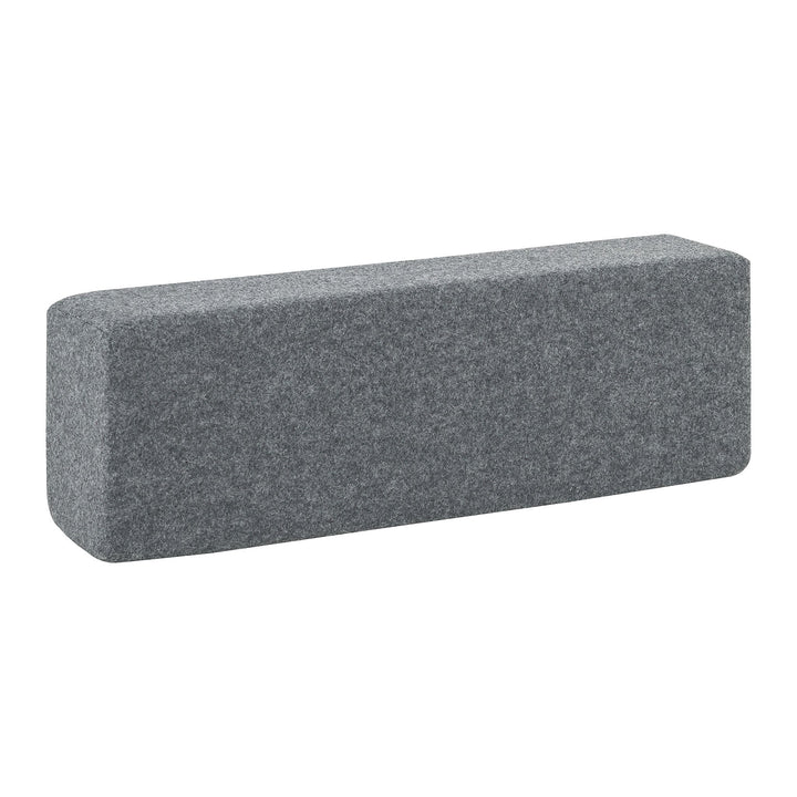Perna tablie pat VOX Nest, fetru , gri, 90*20 cm