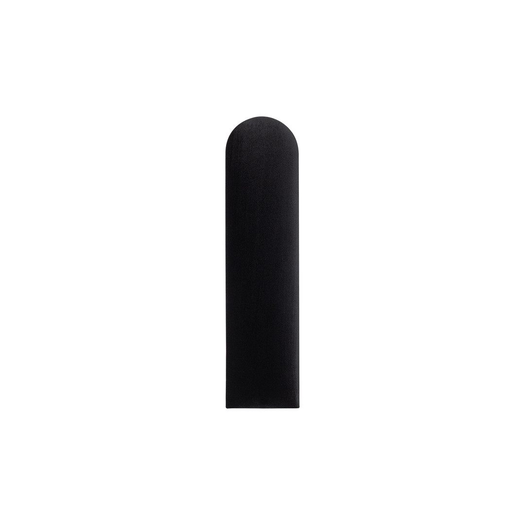 Panou tapitat Oval 1 Vox Soform Catifea negru 15/60 cm