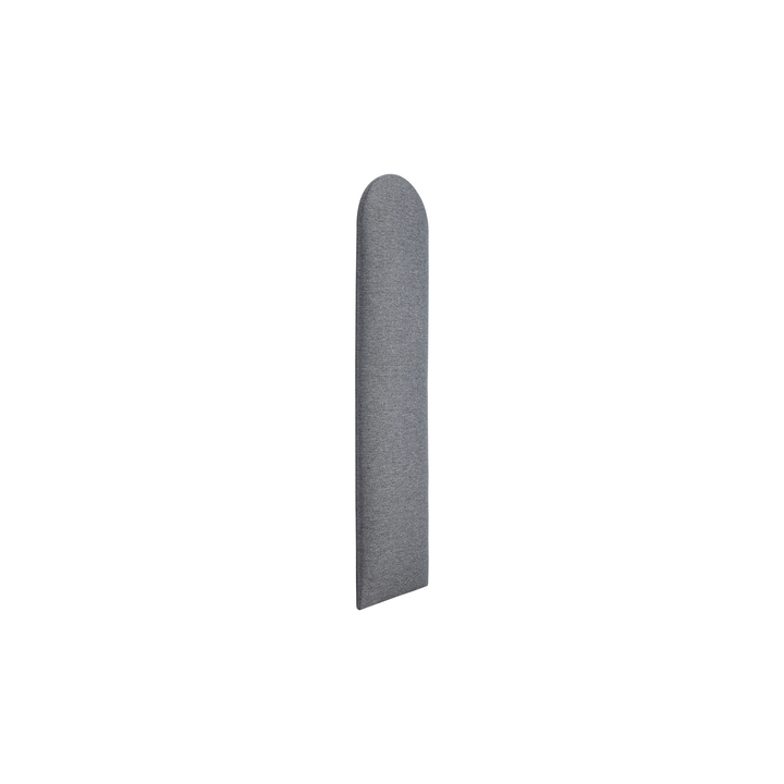The Decorators: Panou tapitat Oval 1 Villo Soform Tweed grafit 15/60 cm