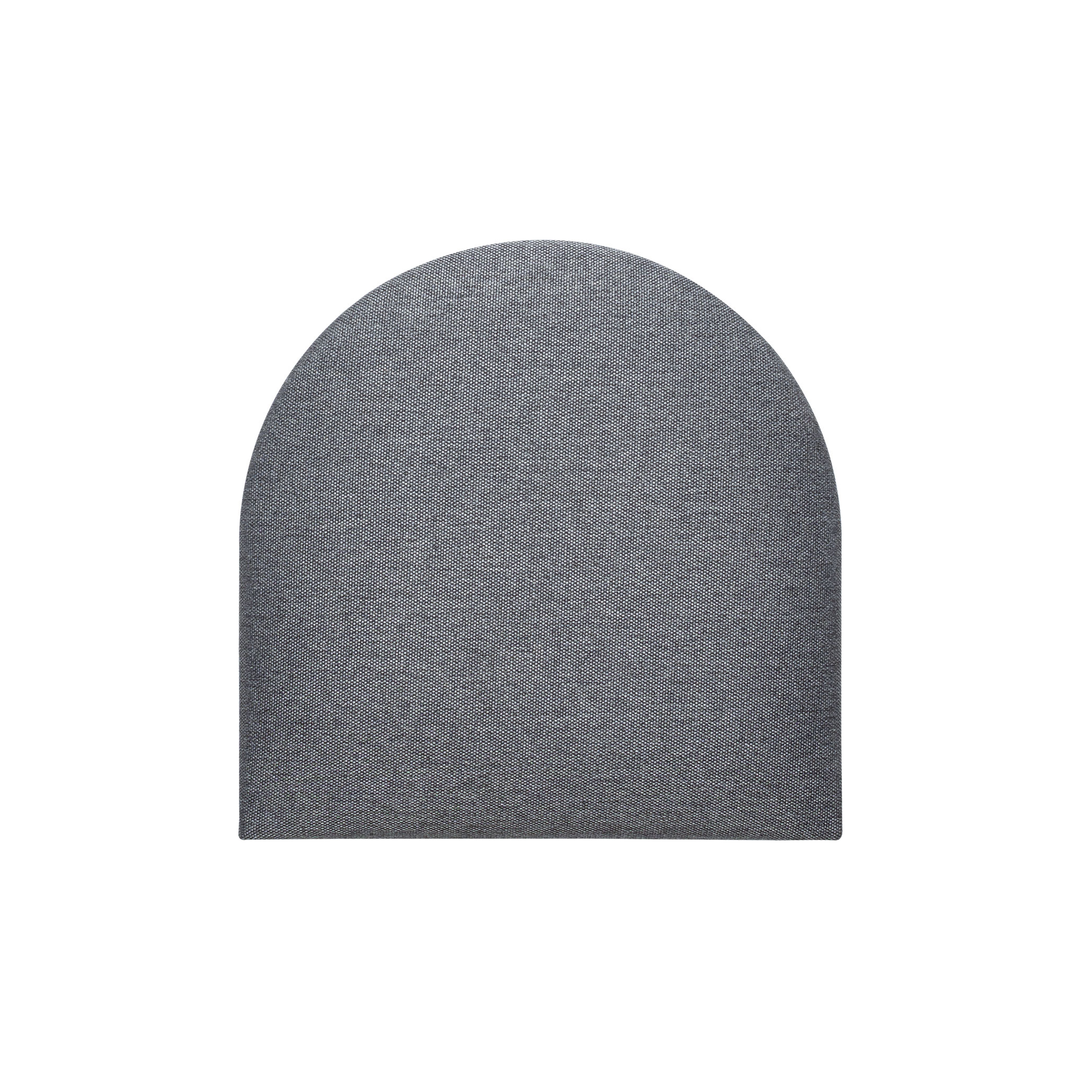 The Decorators: Panou tapitat Oval 2 Villo Soform Tweed grafit 30/30 cm