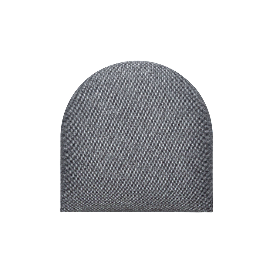 The Decorators: Panou tapitat Oval 2 Villo Soform Tweed grafit 30/30 cm