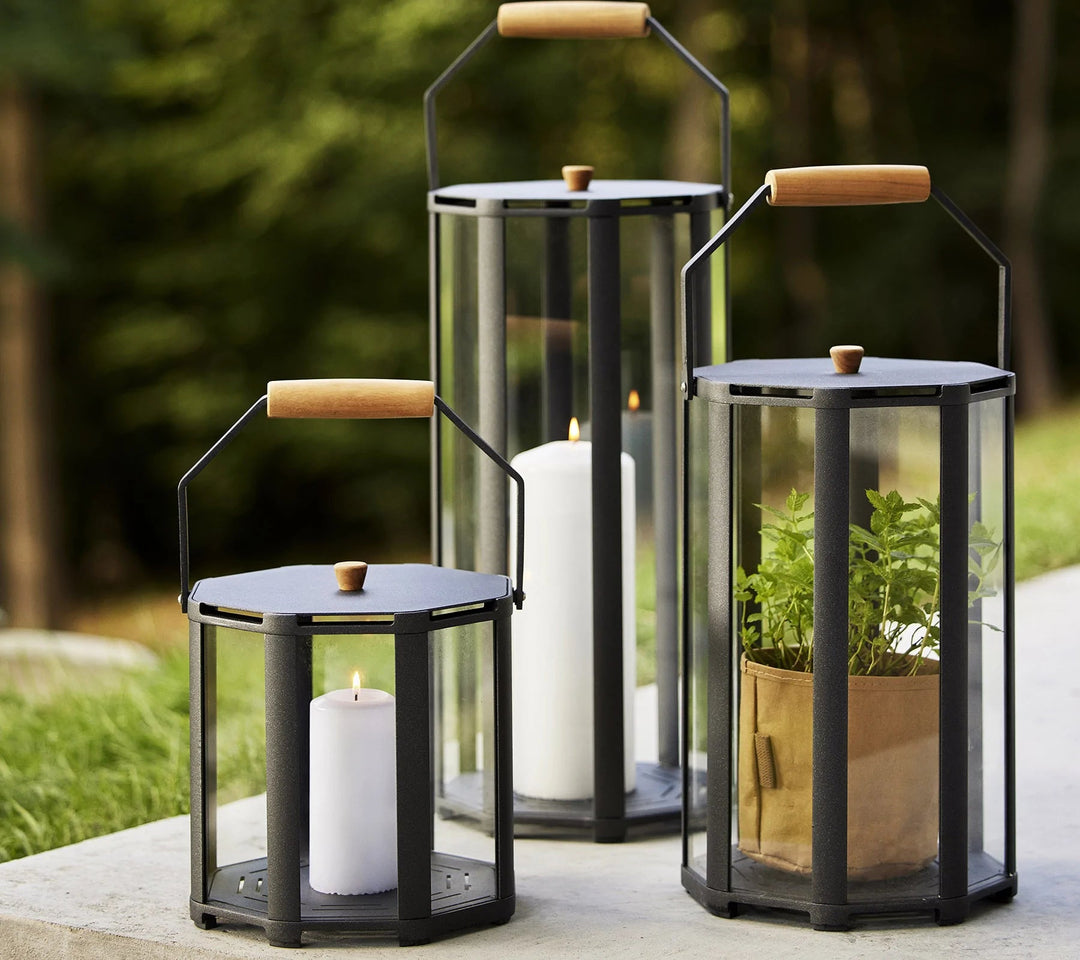 The Decorators: Felinar Cane-line Lightlux teak small