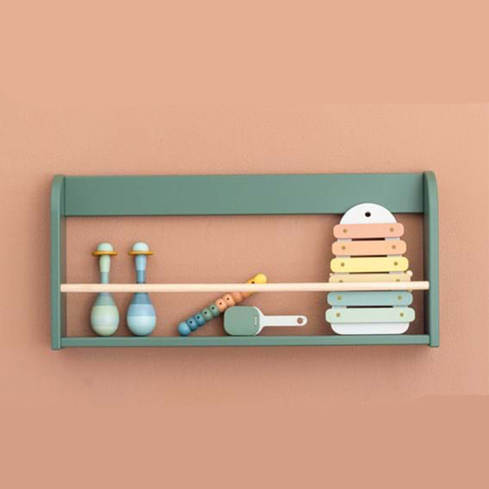 Mini Xilofon pentru copii, Toys, lemn, multicolor, 26x19x3 cm