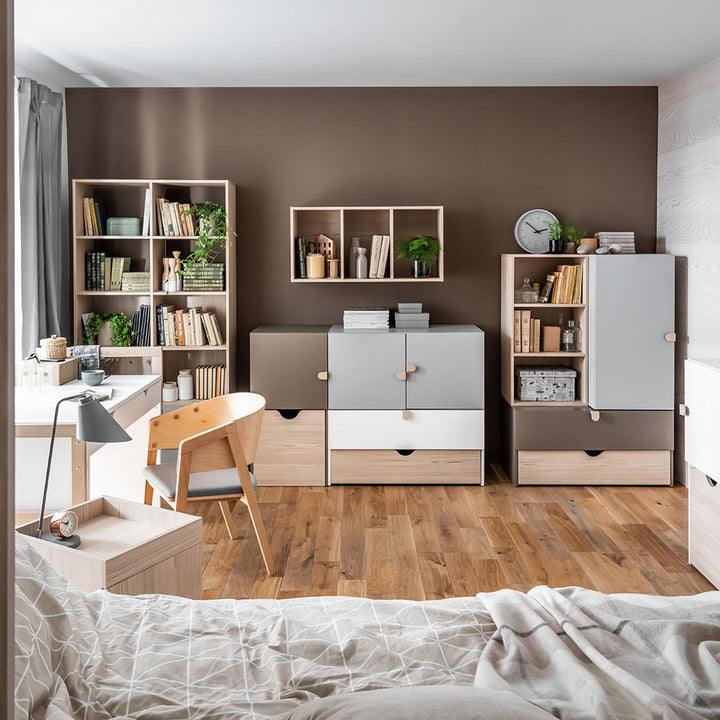 The Decorators: Comoda cu sertar si container mobil VOX Stige