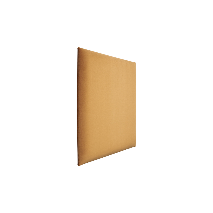The Decorators: Panou tapitat Regular 3 Villo Soform Catifea galben 60/60cm