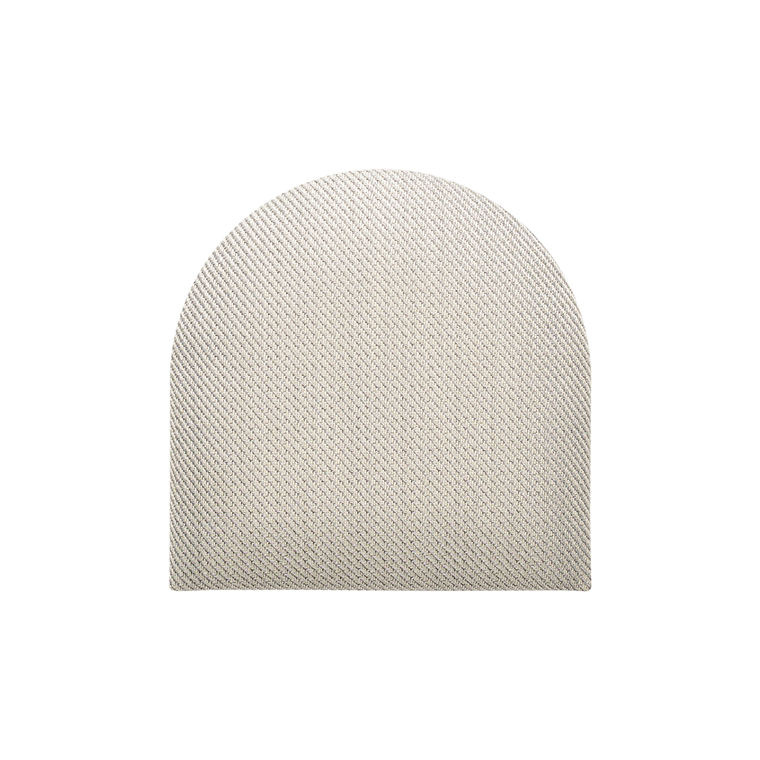 The Decorators: Panou tapitat Oval 2 Villo Soform Tweed bej 30/30 cm