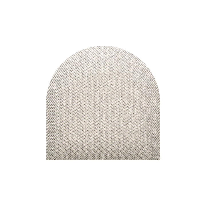 The Decorators: Panou tapitat Oval 2 Villo Soform Tweed bej 30/30 cm