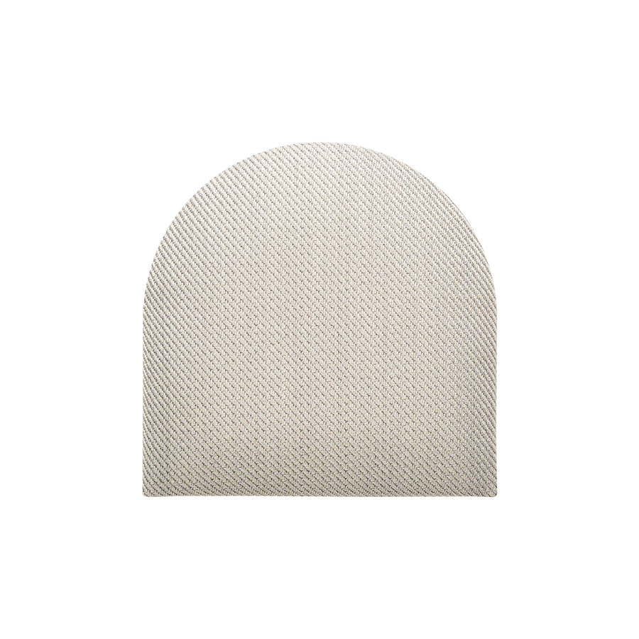 The Decorators: Panou tapitat Oval 2 Villo Soform Tweed bej 30/30 cm