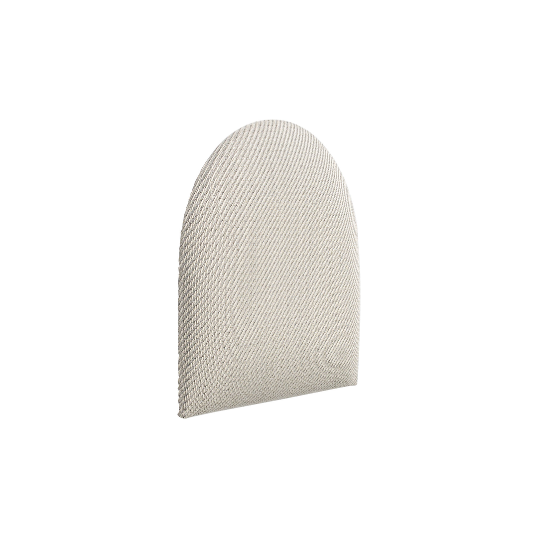 The Decorators: Panou tapitat Oval 2 Villo Soform Tweed bej 30/30 cm