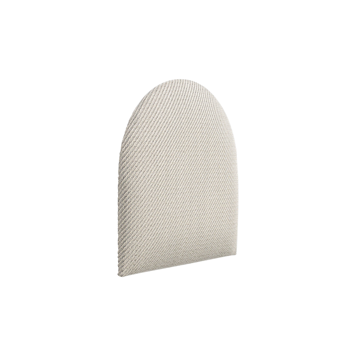 The Decorators: Panou tapitat Oval 2 Villo Soform Tweed bej 30/30 cm