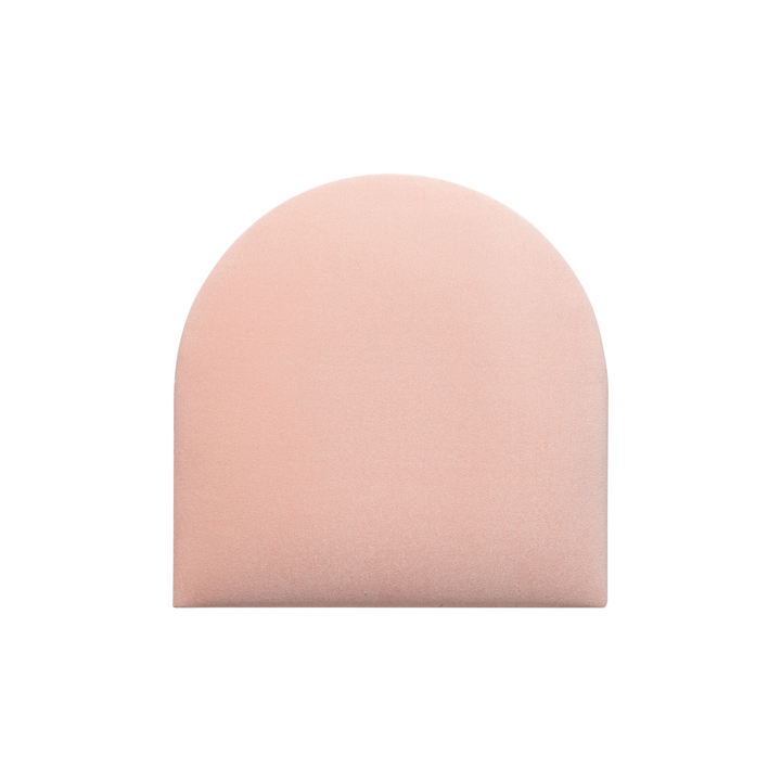 The Decorators: Panou tapitat Oval 2 Villo Soform Catifea roz 30/30 cm