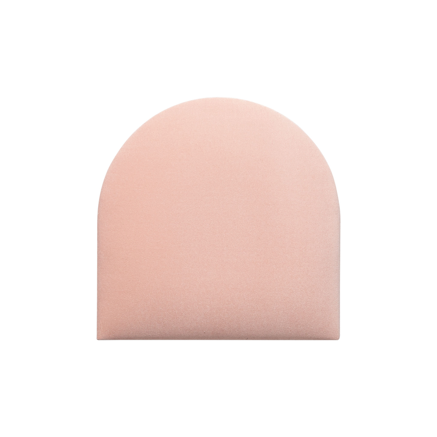 The Decorators: Panou tapitat Oval 2 Villo Soform Catifea roz 30/30 cm