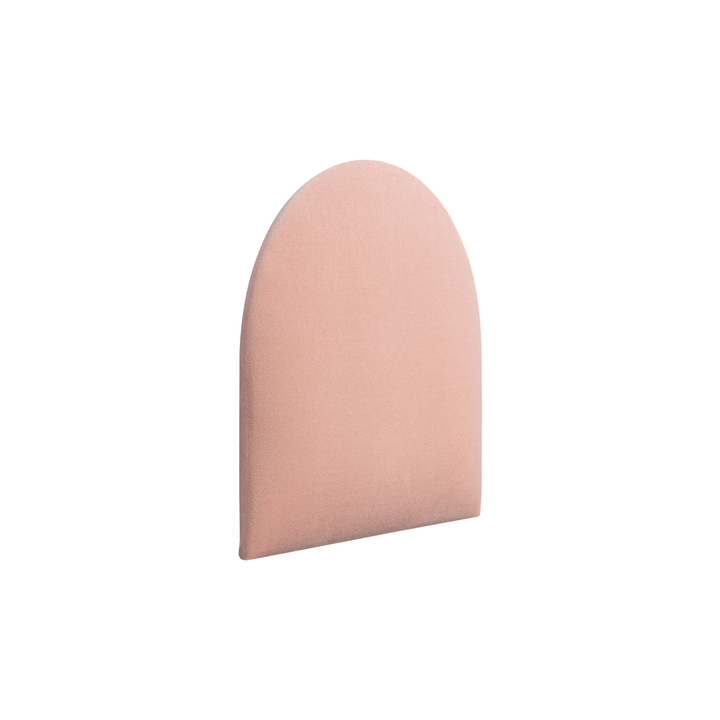 The Decorators: Panou tapitat Oval 2 Villo Soform Catifea roz 30/30 cm