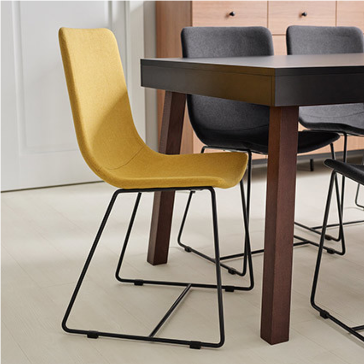 The Decorators: Scaun VOX Shell Galben