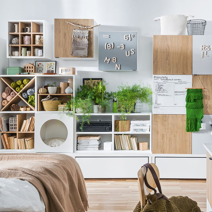 The Decorators: Dulap cu 2 usi cu baza cu sertar VOX Young Users 107x194