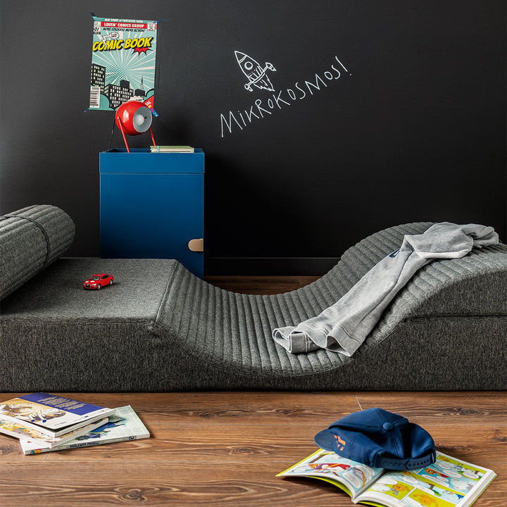 The Decorators: Saltea Crawler cu accesoriu cilindric VOX 90x200, negru