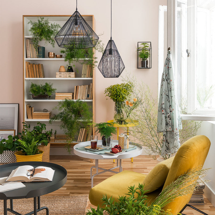 The Decorators: Biblioteca stejar-alb cu rafturi ajustabile VOX Nature 101x40x207 cm