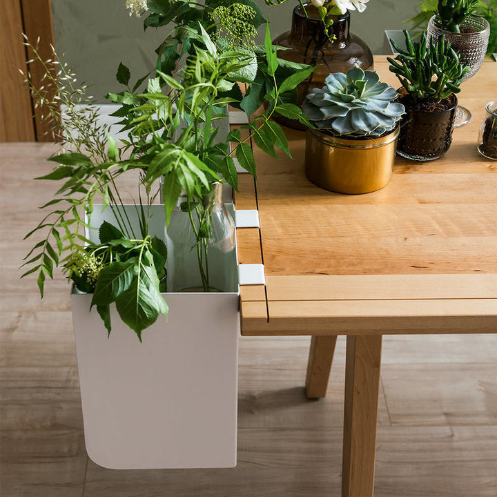 The Decorators: Birou din lemn cu paravan VOX Worknest 145x105x170 cm