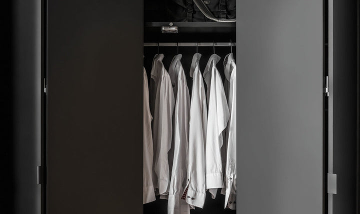The Decorators: Dulap 4 usi VOX Simple 185x240 cm, negru