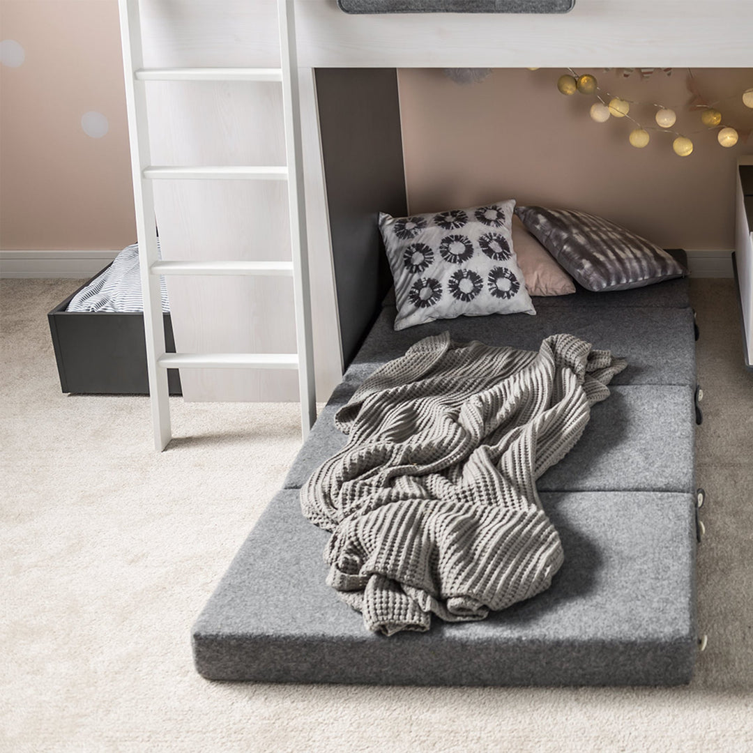 The Decorators: Sertar pentru pat multifunctional VOX Nest, pal melaminat, grafit, 44*41 cm