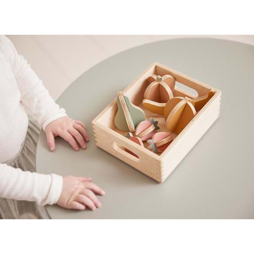 The Decorators: Set jucarii tip fructe, Play, mesteacan, multicolor, 19x15x7 cm