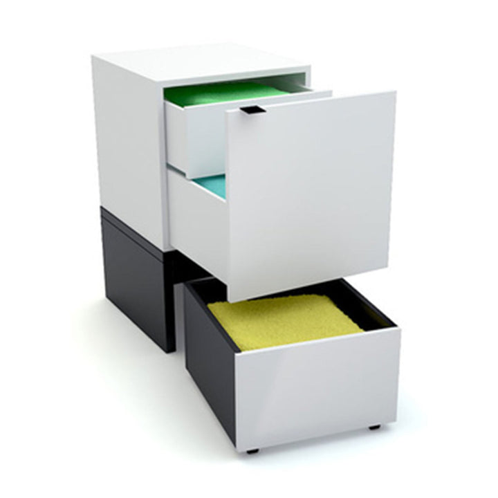 The Decorators: Dulap cubic cu sertar cu baza cu sertar VOX Young Users 54x88cm