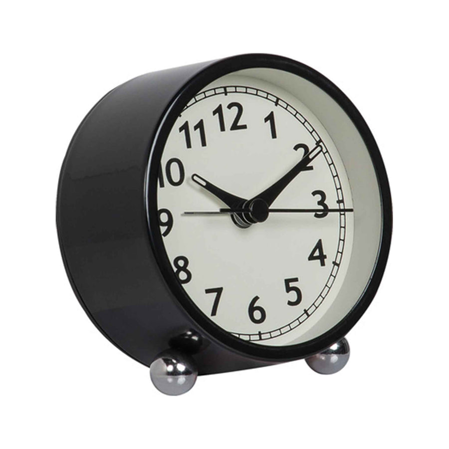 Ceas de masa cu alarma, negru -VOX Axe- 4x8x8 cm 